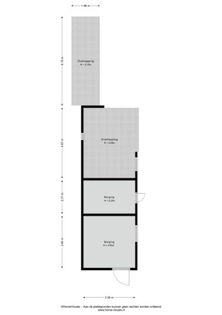Floorplan - Westelijke Doorsnee Nz 60, 7881 PB Emmer-Compascuum